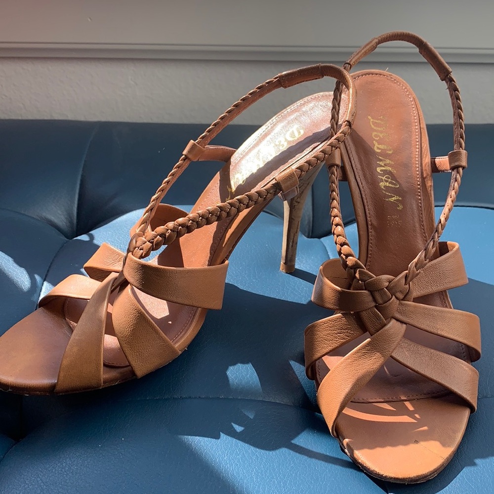 Delman Sandals - Luggage color